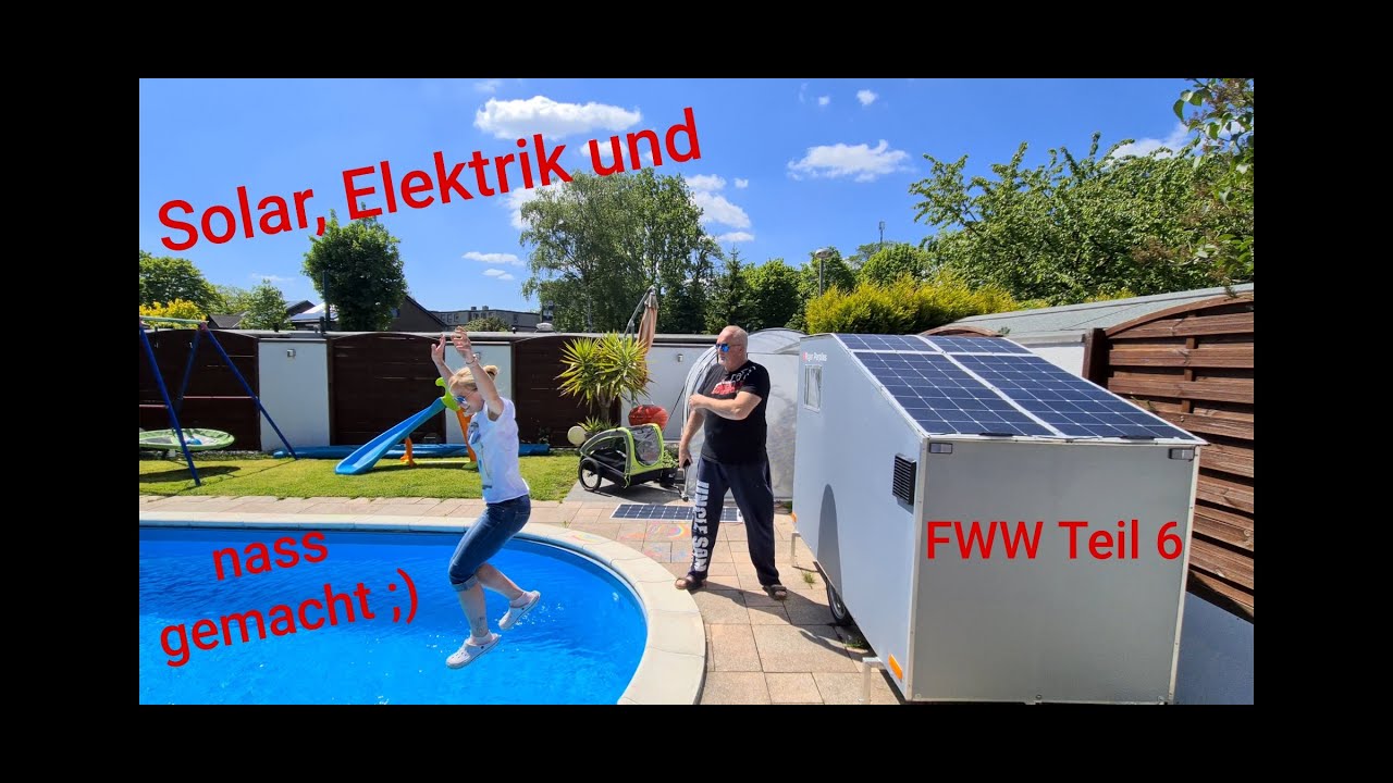 Fahrradwohnwagen Teil 6 Mareen und Roger