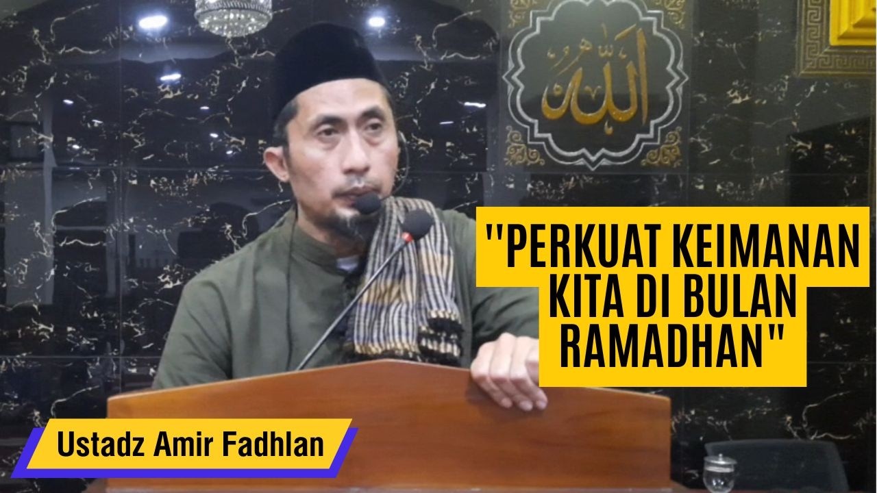 Iman Yang Kuat mencegah Perbuatan Tercela | Ust. Amir Fadhlan | Kultum Subuh (Minggu, 22/2/2026)