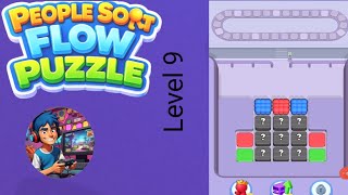 People sort flow puzzle level 9 solution for gameplay  screenshot 4