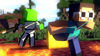 Dream Fastest Nether Portal - Dream vs 5 Hunters FINALE REMATCH Manhunt Animated