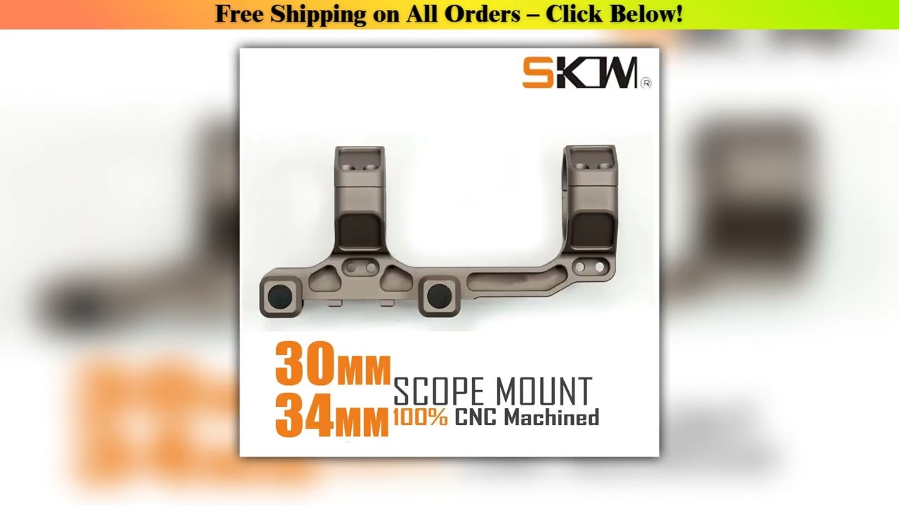 SKWoptics-Scope Mount Red Dot Print Foot, Picatinny Rails, AR15, M4, 30mm, 34mm, 1913, Wholesale