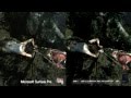Ps3 vs (Intel Hd 4000) Microsoft Surface Pro Tomb Raider GOTY on Default...