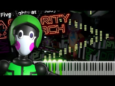 Fazer Blast Theme from Security Breach - Piano Tutorial (Free Midi)
