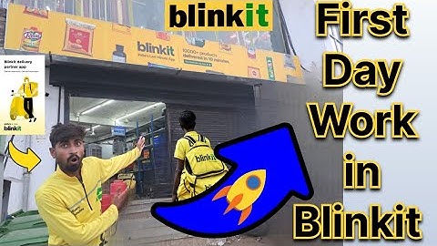 Blinkit Me First Order Delivery Kaise Kare || Blinkit Delivery Boy Job First Day || #blinkit #zomato