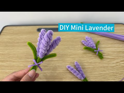 DIY Lavender #PipeCleaner #DIY #Lavender