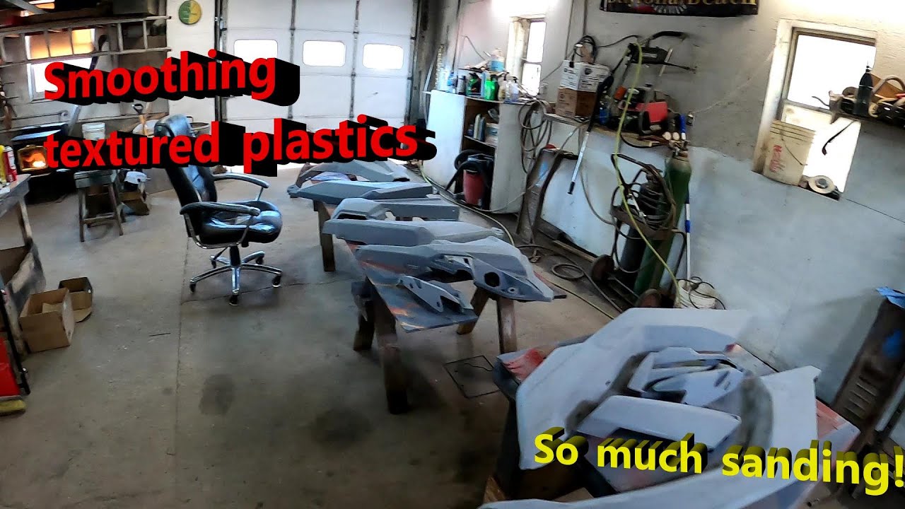 How to smooth textured plastics YouTube