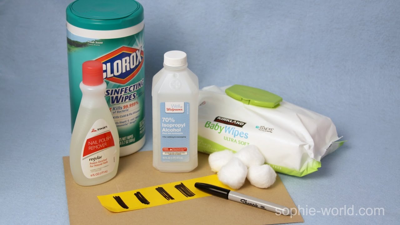 How to Remove Permanent Marker from your Duct Tape Projects Sophie's