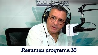 Resumen Mauricio Funes Sin Censura - Programa 18