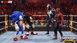 Sonic & Shadow vs Spider-Man & Venom - Absolute Chaos! screenshot 1