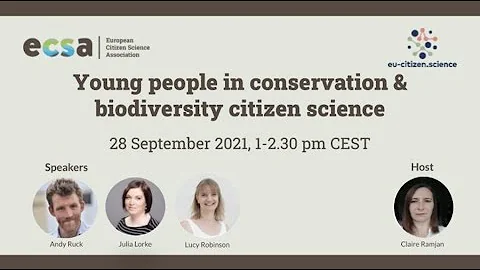 Young People in Conservation and Biodiversity Citizen Science