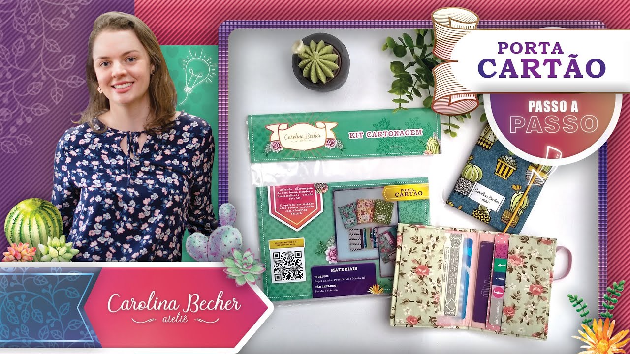 PASSO A PASSO | PORTA CARTÃO