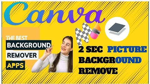 Canva / how to remove background just in 2 sec