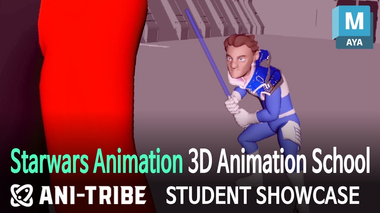 Starwars Animation ㅣ Ani-Tribe ㅣ 3DanimationSchool ㅣ AnimationTutorial ㅣAutodeskMaya 3DPortfolio