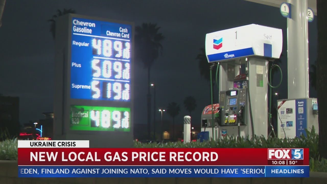 San Diego Sets Another Gas Price Record