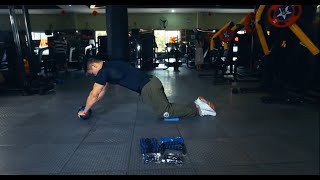 Tomshoo 5-In-1 Fitness Workout AB Wheel Roller Kit