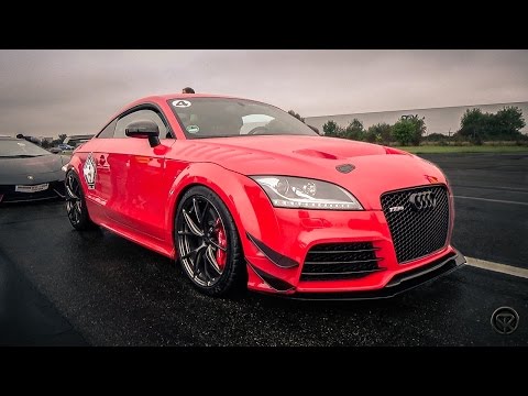 600HP+ Audi TT RS - REVS & DRAG RACES!