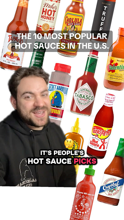 The ten most popular hot sauces in the United States #food #spicyfood #eating