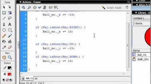 Flash Tutorial 1 ReDo Use Arrow Keys To Make Objects Move.avi