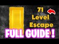 How To Complete 71 Level Escape Room Fortnite - 71 Level Escape Room Map Guide - all Levels Tutorial