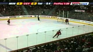 Dion Phaneuf shatters the glass twice in one period (2008) Information