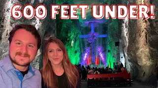 The Salt Cathedral of Zipaquira. Underground Church and Epic Meal in Colombia!