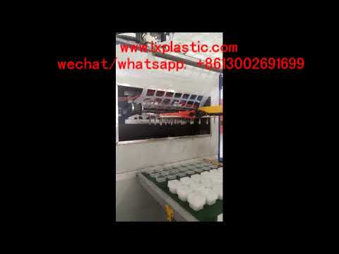 21up row PP tray&continer  robot arm stacker for cup thermoforming machine
