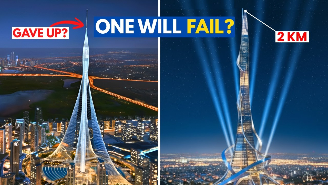 Dubai Creek Tower vs Rise Tower | Saudi Arabia's Most Expensive Mistake!