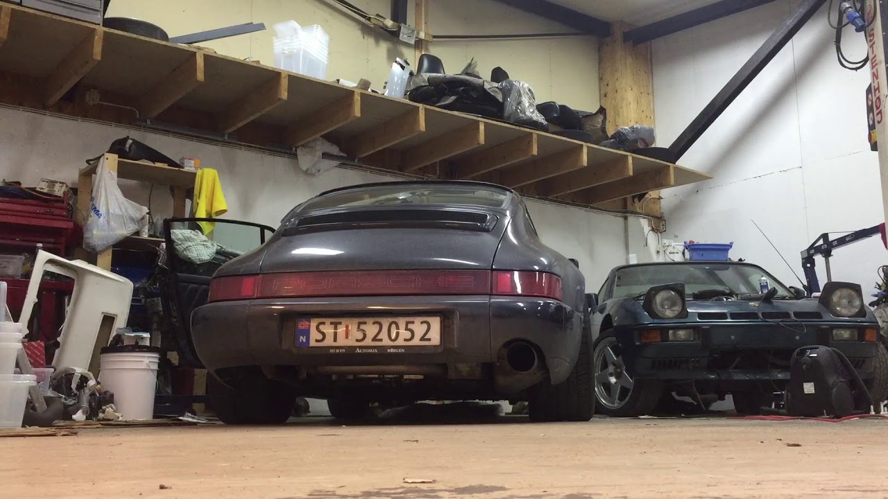 Porsche 964 C2 Catbypass, cup pipe exhaust sound