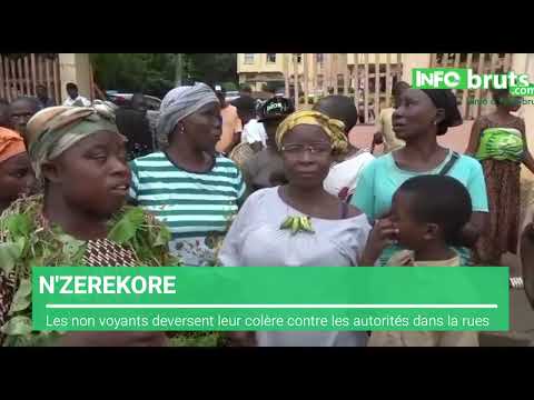 Marche pacifique à N’zérékoré : les non-voyants expriment leur contre les autorités régionales