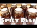 Canning Spicy Beef With Linda's Pantry