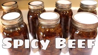 Canning Spicy Beef With Linda's Pantry