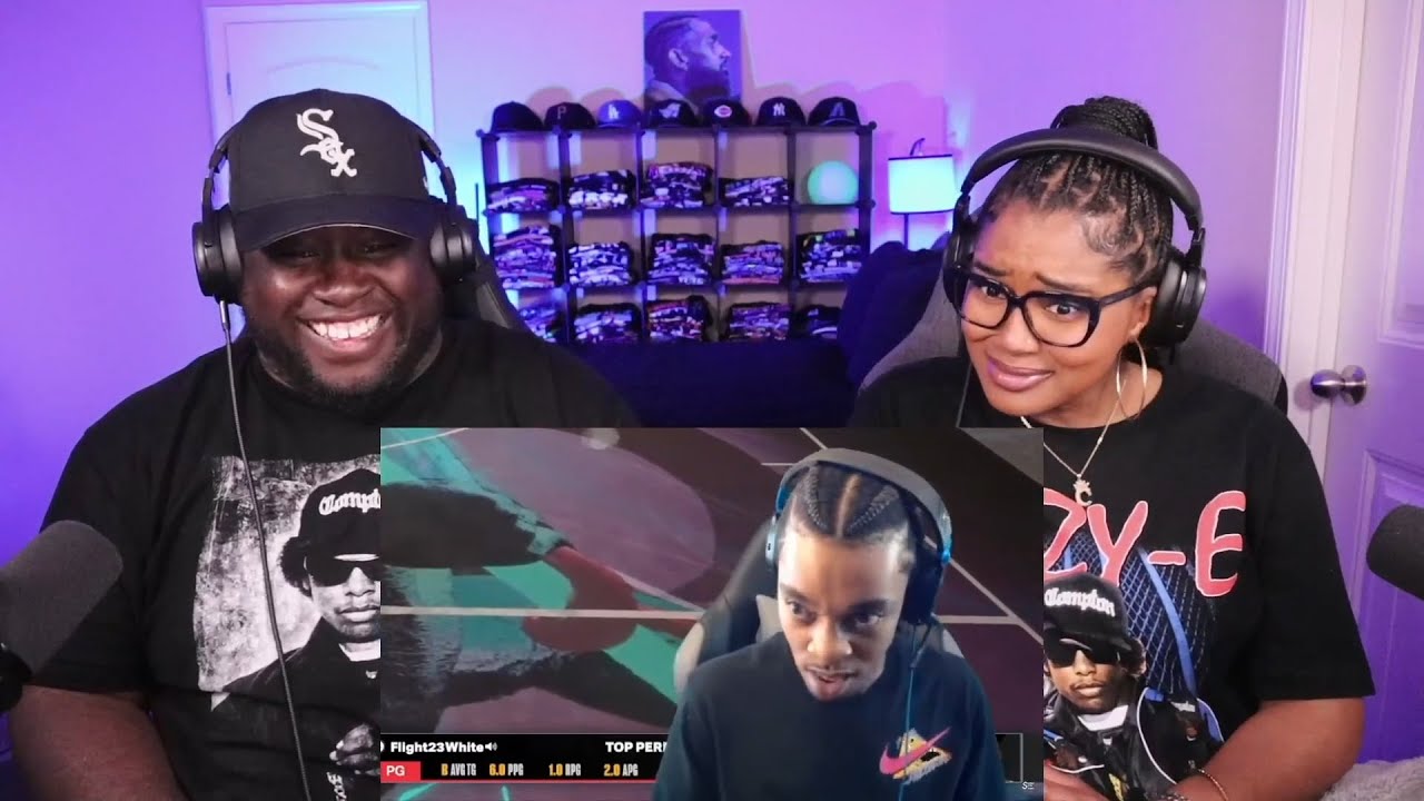 Kidd and Cee Reacts To FlightReacts NBA2K24 Rage Compilation