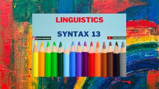 13 Syntax - I Linguistics İngi̇li̇zce Öabt