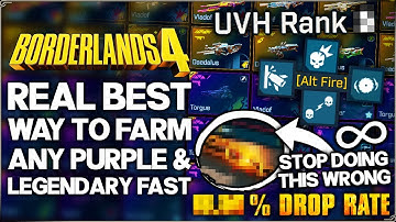 Borderlands 4 - WARNING: Drop Rates Revealed - Get ANY Purple & Legendary FAST - Best Farm Guide!