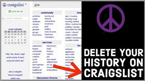How to Delete Your History on Craigslist? Remove Your History on Craigslist on PC 2024