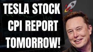 🔥 TESLA STOCK CPI REPORT TOMORROW!! TSLA, SPY, AMC, GME, QQQ, META, AMZN, & AAPL PREDICTIONS! 🚀