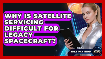 Why Is Satellite Servicing Difficult For Legacy Spacecraft? - Space Tech Insider