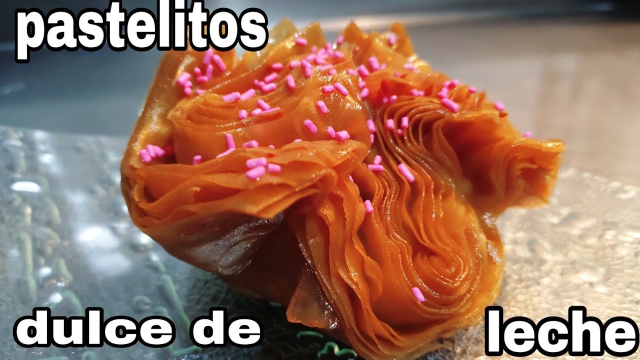 😍 Pastelitos hojaldrados de dulce de leche #pastelitos
