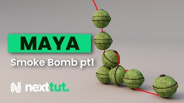 MAYA TUTORIAL | Smoke Bomb Part 1