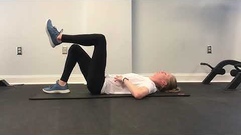 Supine Transverse Abdominis Activation + Marching