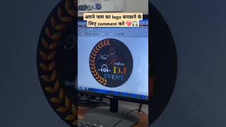 DJ Event logo design in CorelDraw 🎧#coreldraw #computers #logo #shortsvideo #shorts #shortvideo