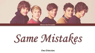 One Direction - Same Mistakes (Color Coded Lyrics) Resimi