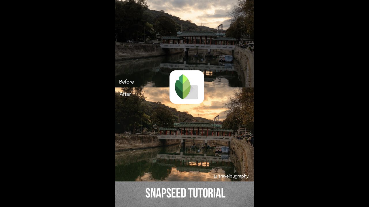 How to add contrast to the sky in SNAPSEED