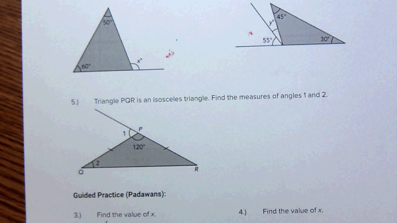6 4 Interior And Exterior Angles