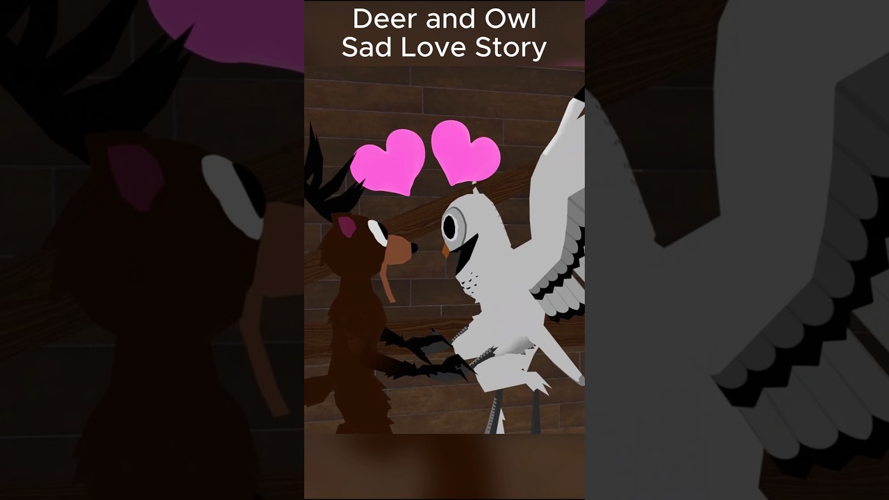 Deer and Owl Love Story in 99 nights in forest Roblox