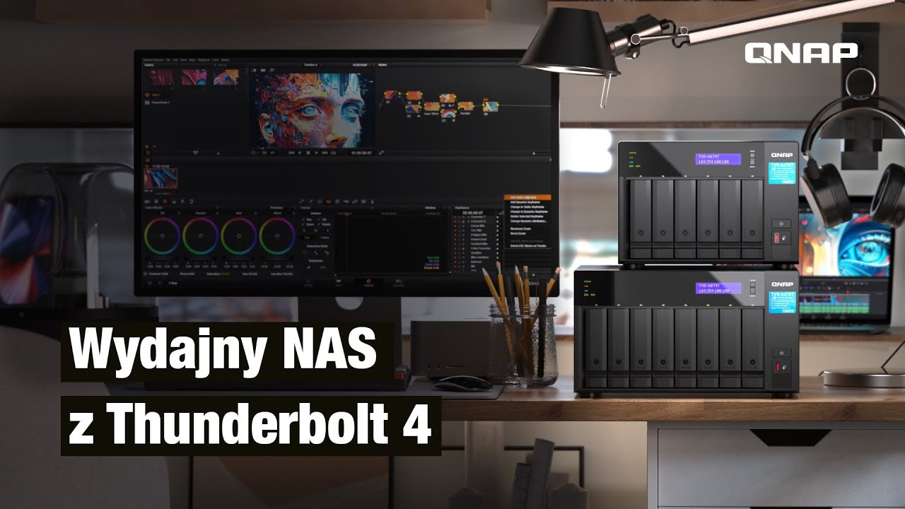 Wydajny NAS z Thunderbolt 4 w praktyce - TVS-hx74T