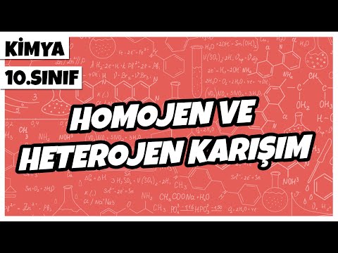 10. Sınıf Kimya - Homojen ve Heterojen Karışım | 2022