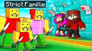 Famille STRICT DAD vs Base secrète ULTRA sécurisée sur Minecraft !