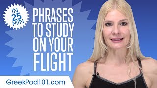 Phrases to Study on Your Flight to Greece