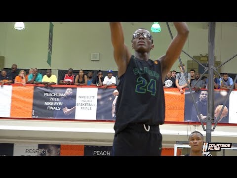 Highlights on 2019 Arizona commit Christian Koloko from The Peach Jam!